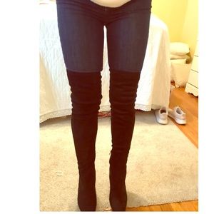 Black Over the Knee Boots